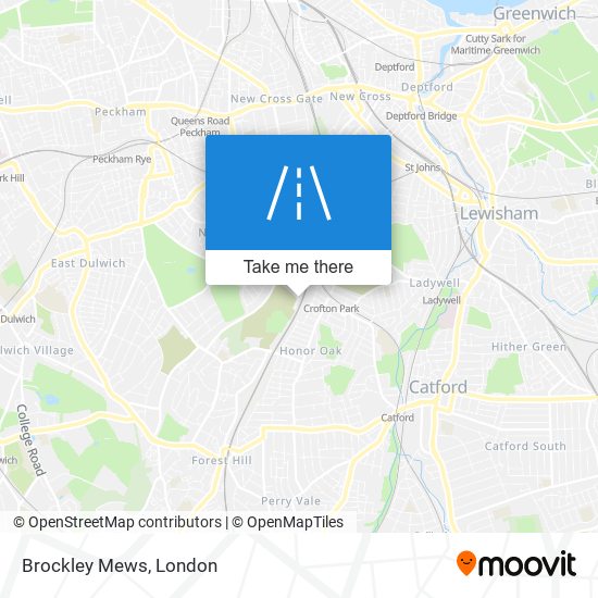 Brockley Mews map