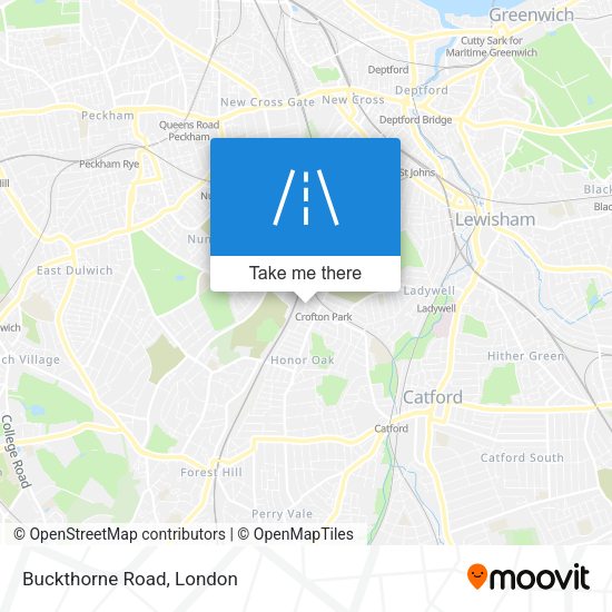 Buckthorne Road map
