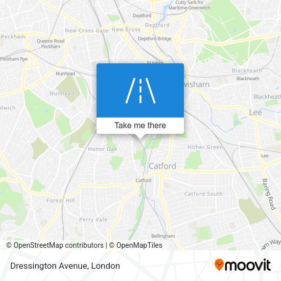 Dressington Avenue map