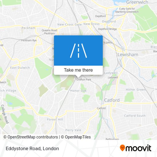 Eddystone Road map