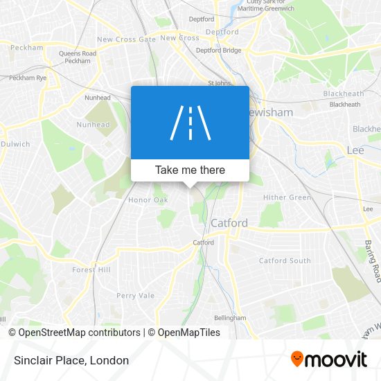 Sinclair Place map