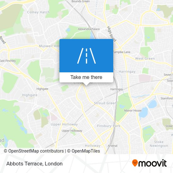 Abbots Terrace map