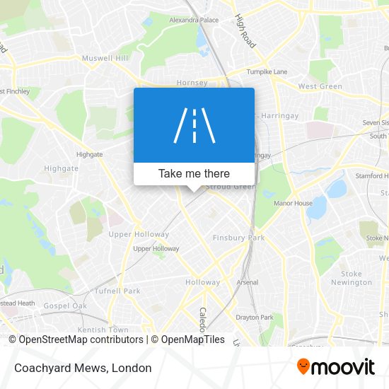 Coachyard Mews map