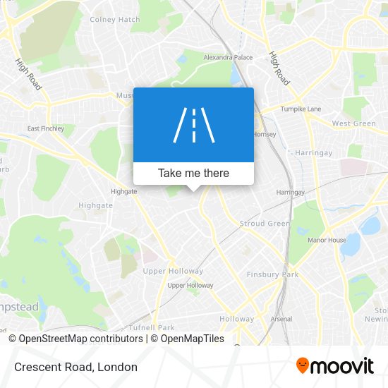Crescent Road map