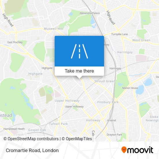 Cromartie Road map