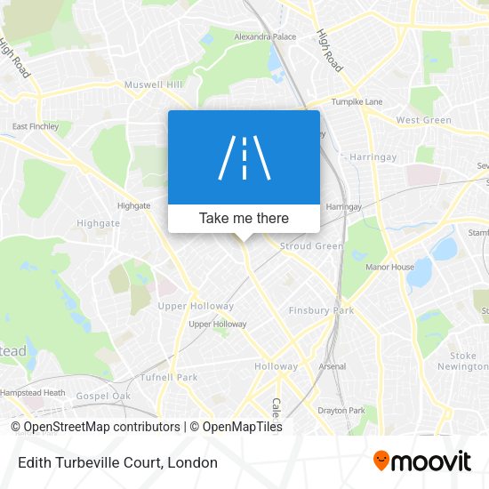 Edith Turbeville Court map