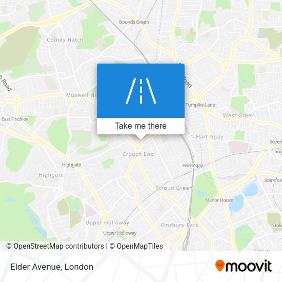 Elder Avenue map