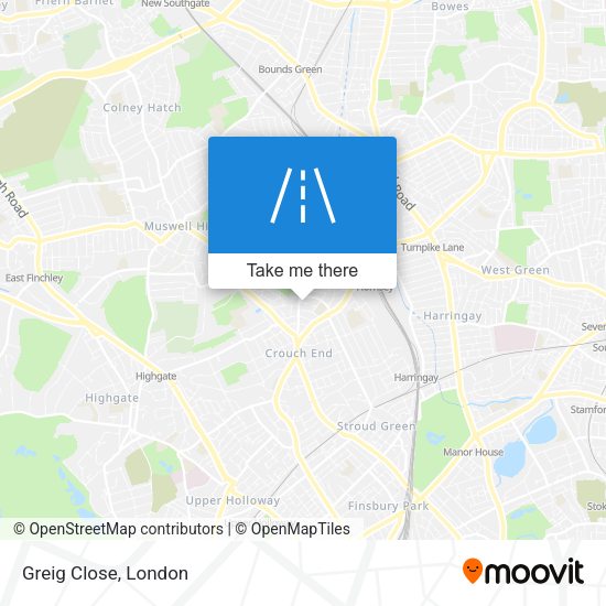 Greig Close map