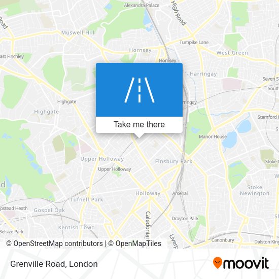 Grenville Road map