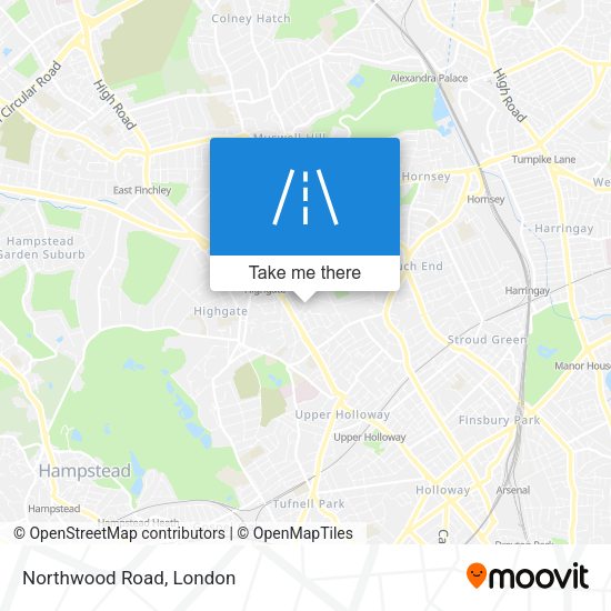 Northwood Road map