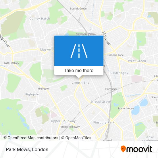 Park Mews map