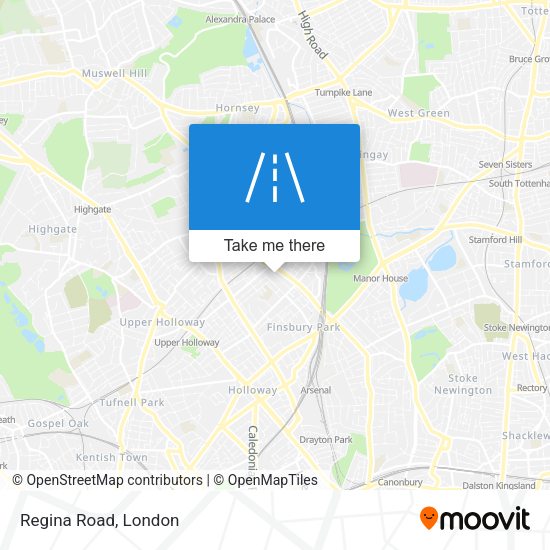 Regina Road map