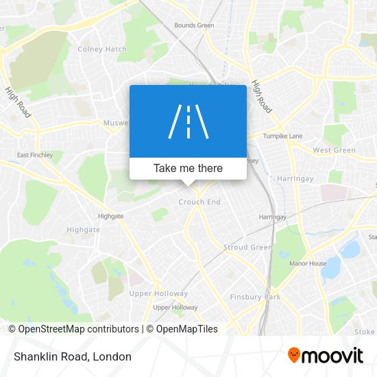 Shanklin Road map