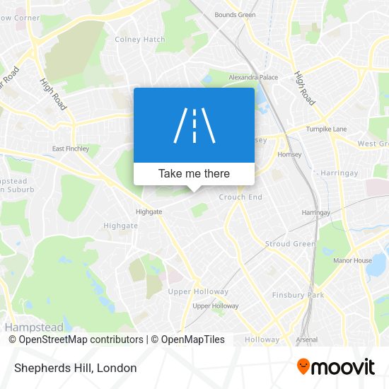 Shepherds Hill map