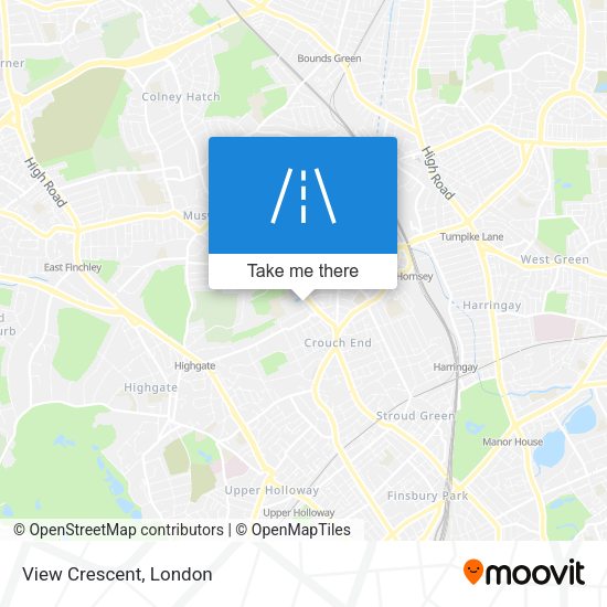 View Crescent map