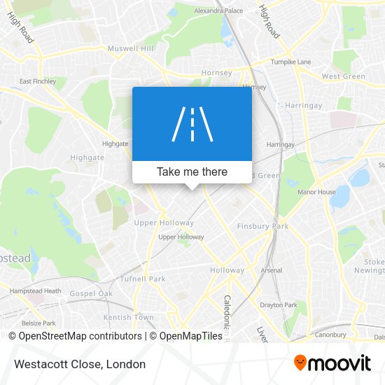 Westacott Close map