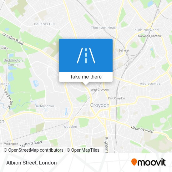 Albion Street map