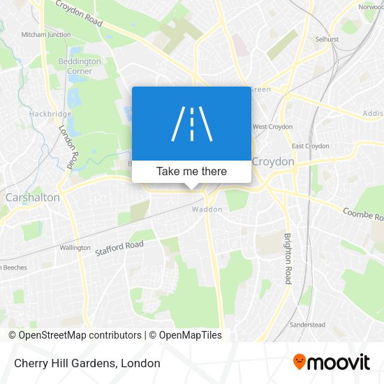 Cherry Hill Gardens map
