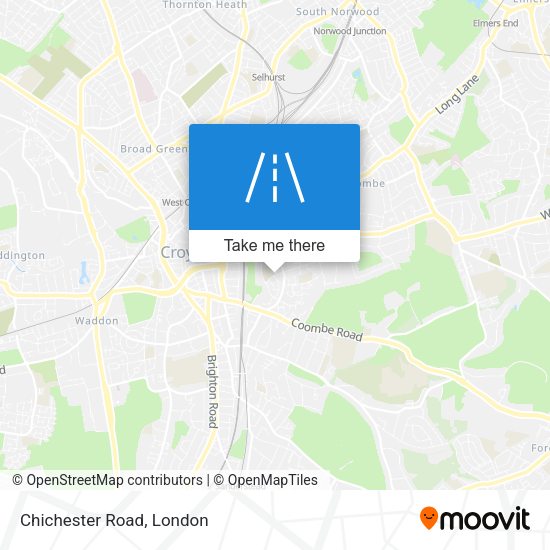 Chichester Road map