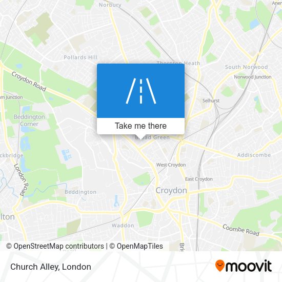 Church Alley map