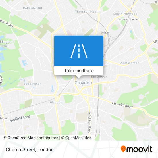 Church Street map