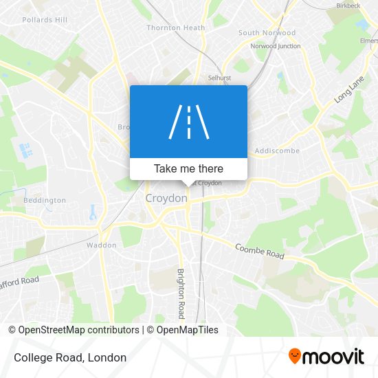 College Road map