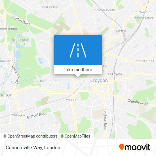 Connersville Way map