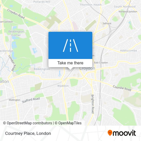 Courtney Place map