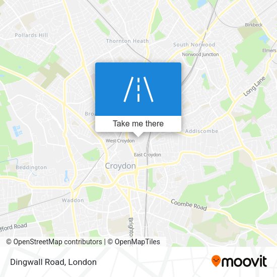 Dingwall Road map