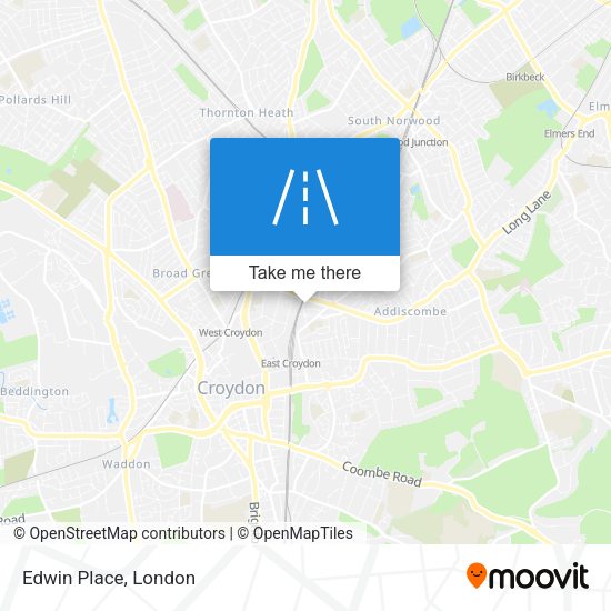 Edwin Place map
