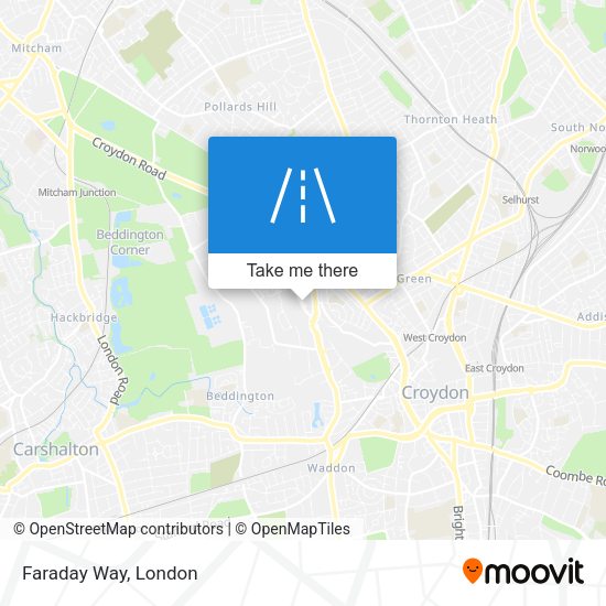 Faraday Way map
