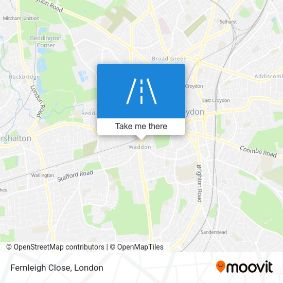 Fernleigh Close map