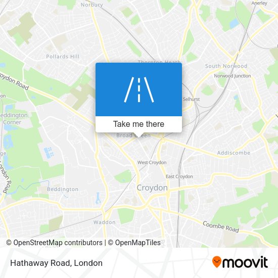 Hathaway Road map