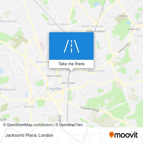 Jackson's Place map