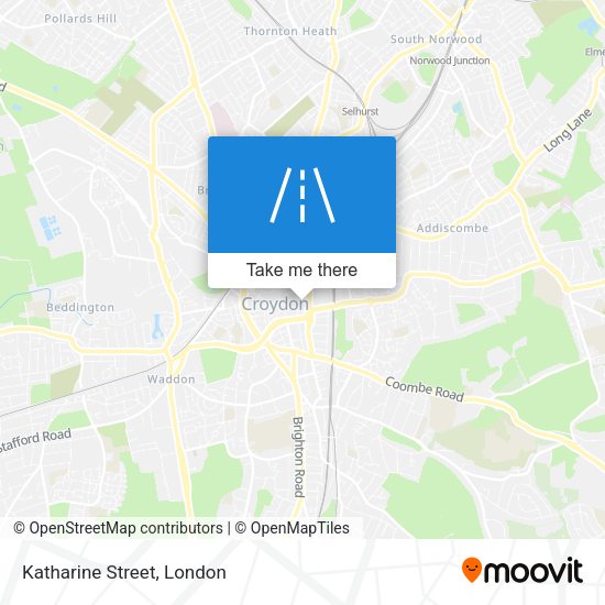 Katharine Street map