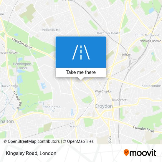 Kingsley Road map