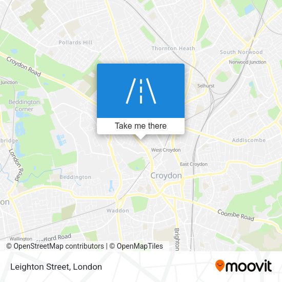 Leighton Street map