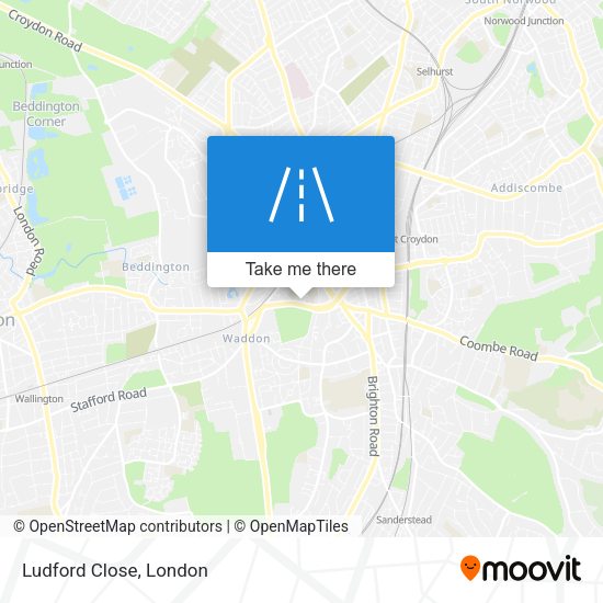 Ludford Close map