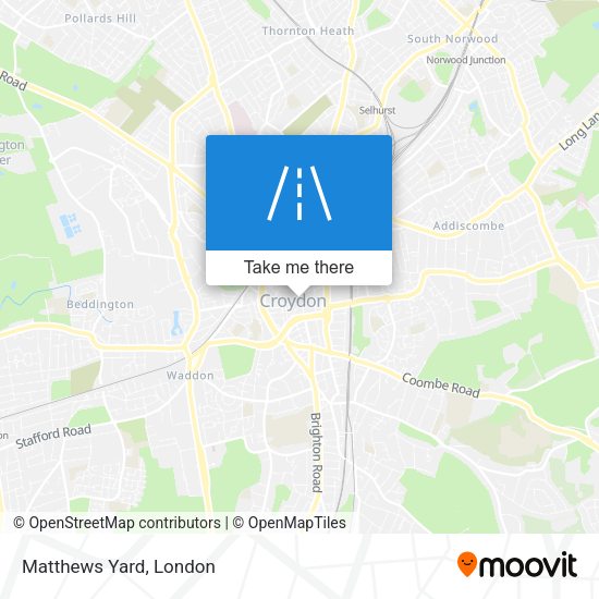 Matthews Yard map