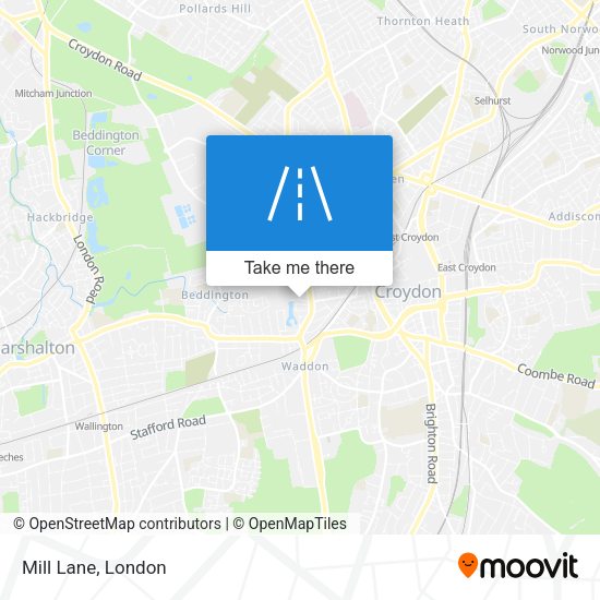 Mill Lane map
