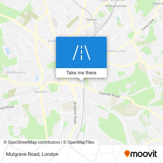Mulgrave Road map