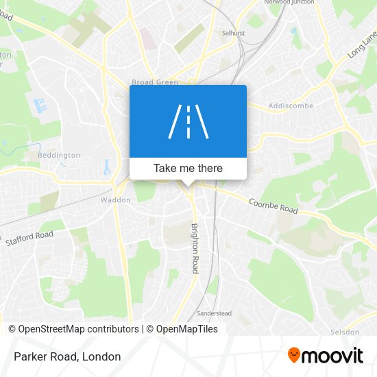 Parker Road map