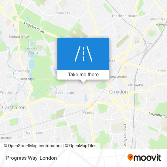 Progress Way How to get to Progress Way, Croydon by bus, train or Tramlink?