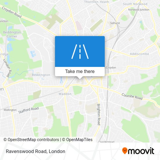 Ravenswood Road map