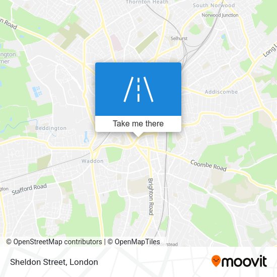 Sheldon Street map