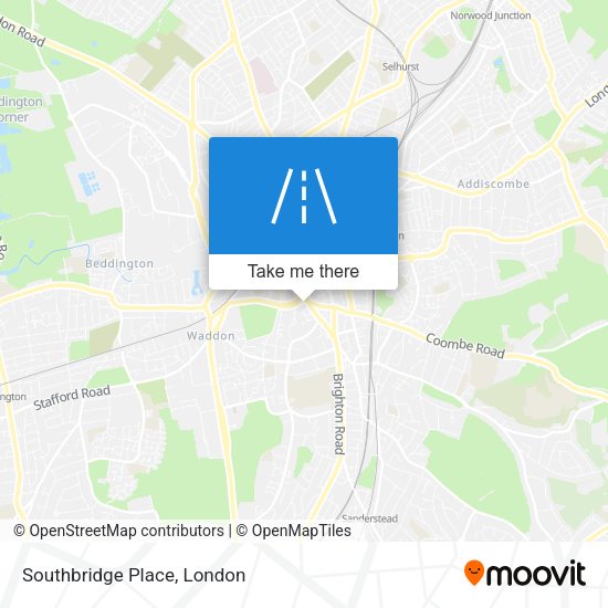 Southbridge Place map