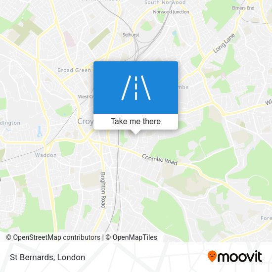 St Bernards map