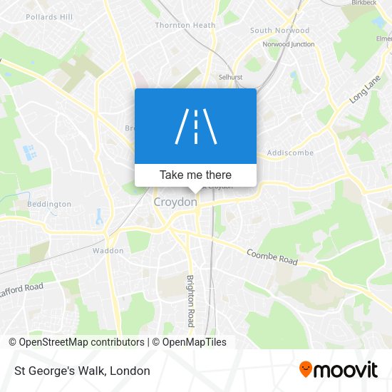 St George's Walk map