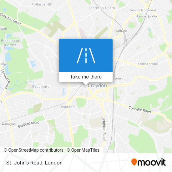 St. John's Road map