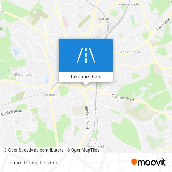 Thanet Place map